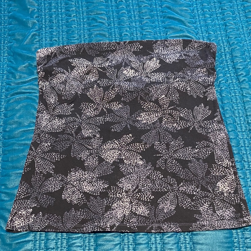 Express Floral Strapless Tube Top